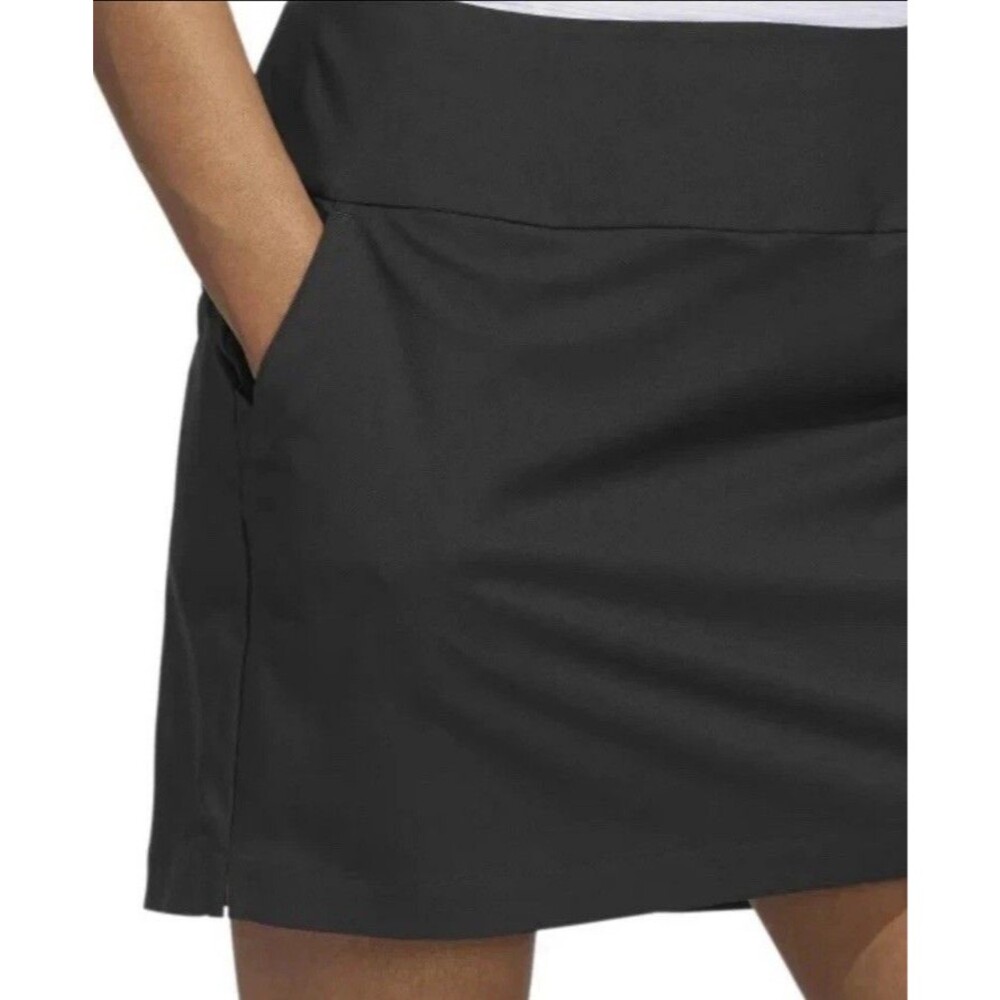 adidas Women’s 2XL Black Golf Tennis Skort Pull On Stretch Pockets NWT - Picture 4 of 5